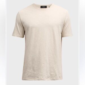 Theory Men's Precise Tee Tan Cream beige T-Shirt short sleeve shirt Tshirt top